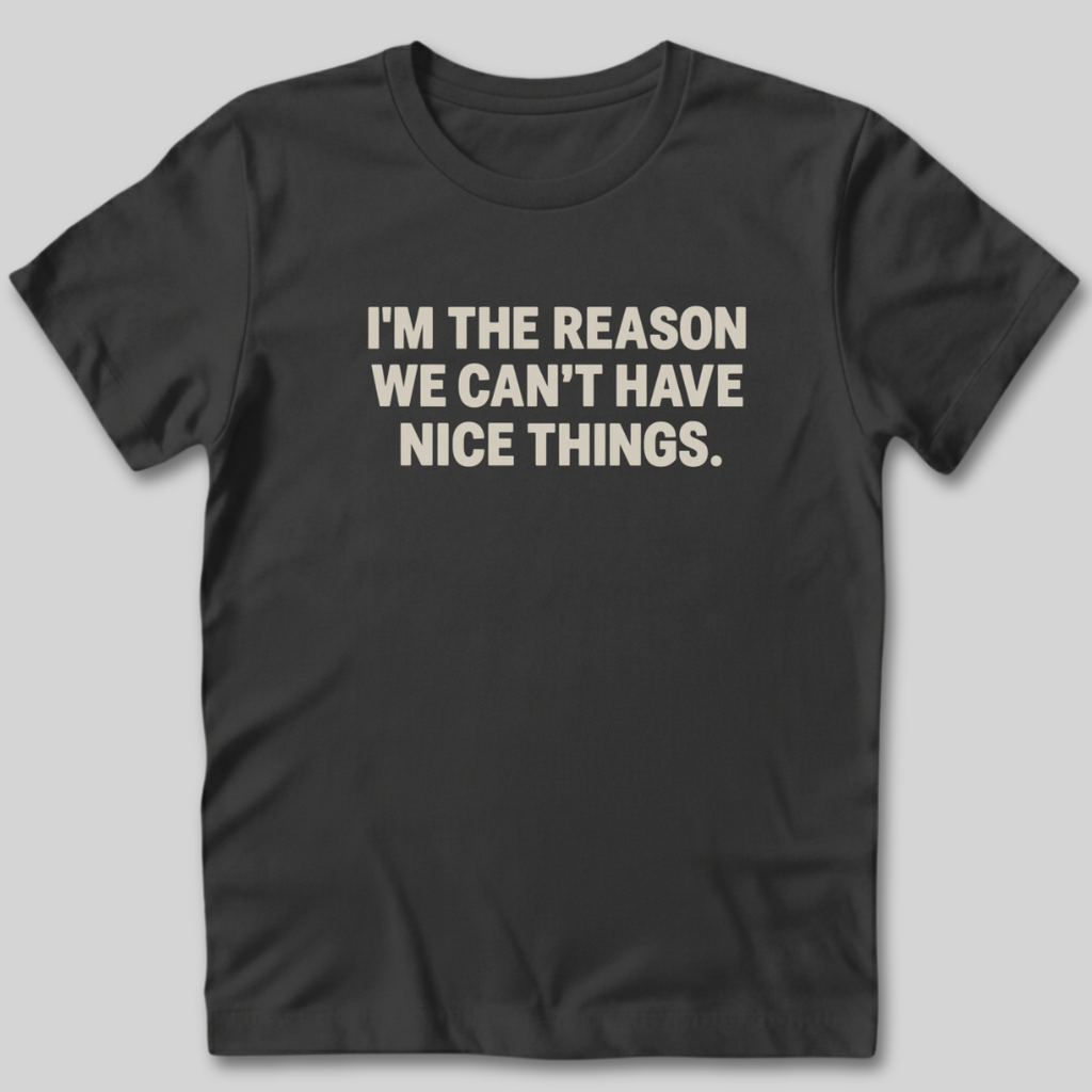 I'm The Reason We Can't Have Nice Things T-Shirt