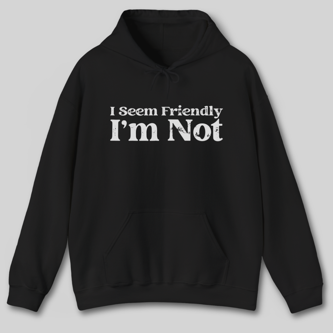 I Seem Friendly I'm Not Hoodie