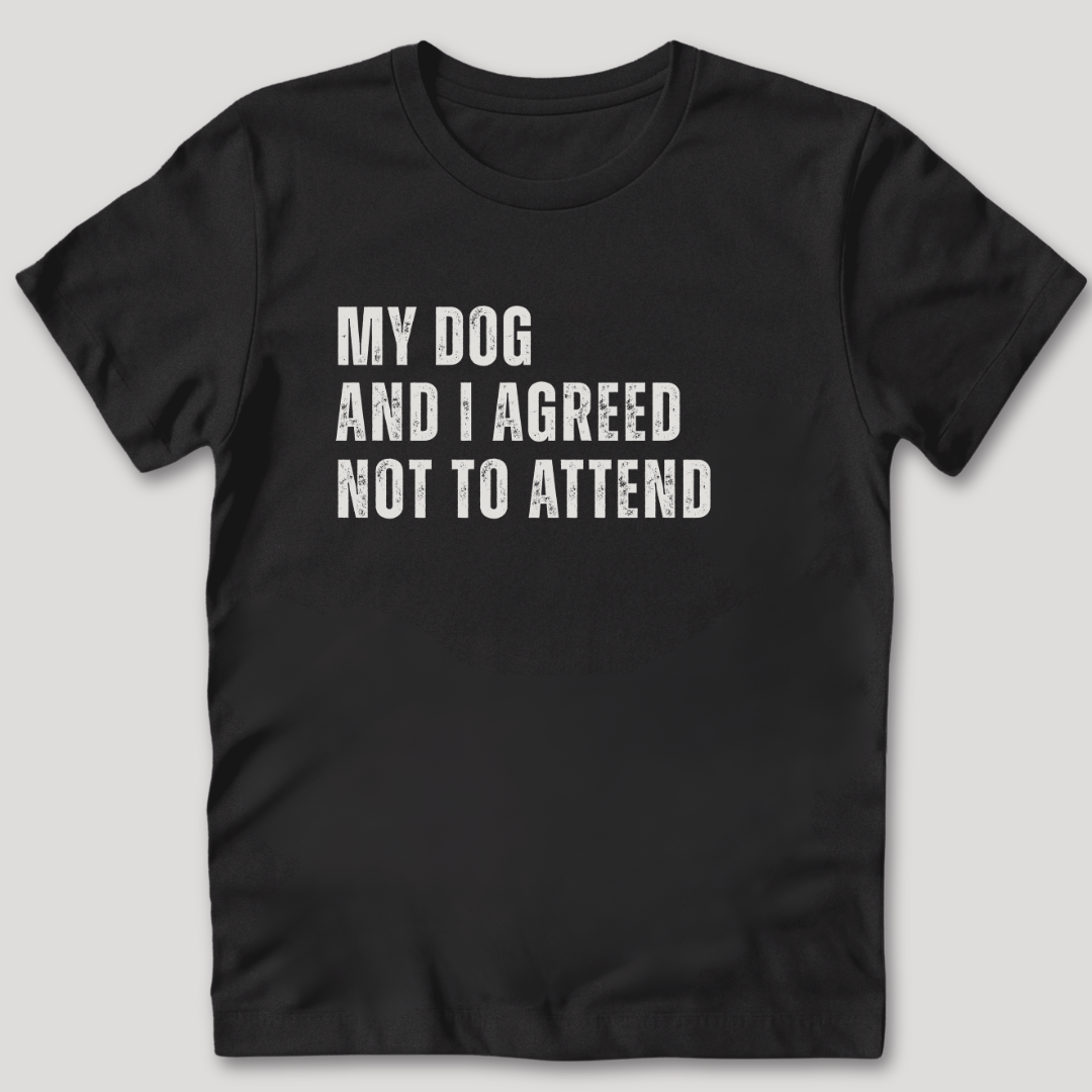 My Dog and I Distressed Style T-Shirt