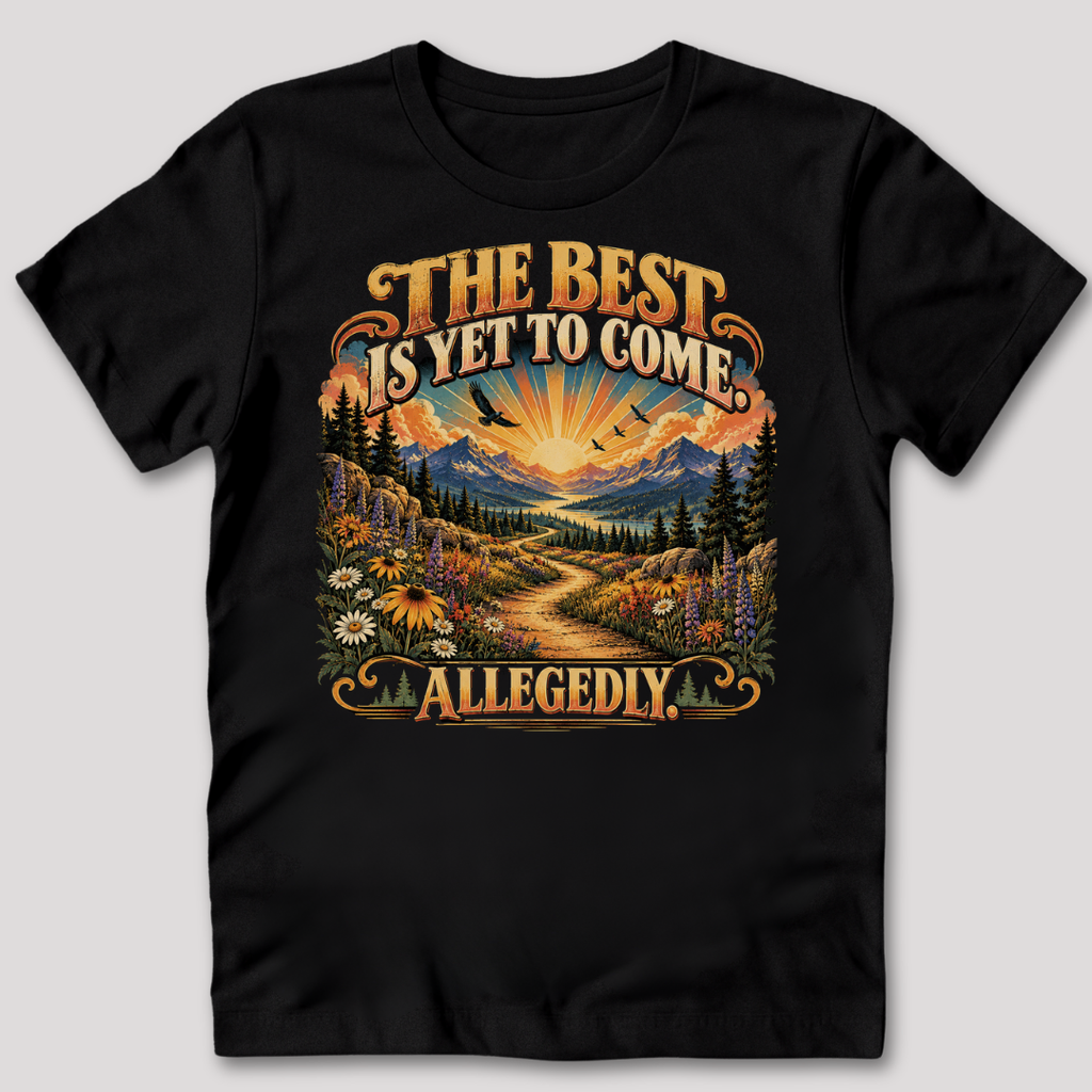 The Best Is Yet to Come Allegedly T-Shirt