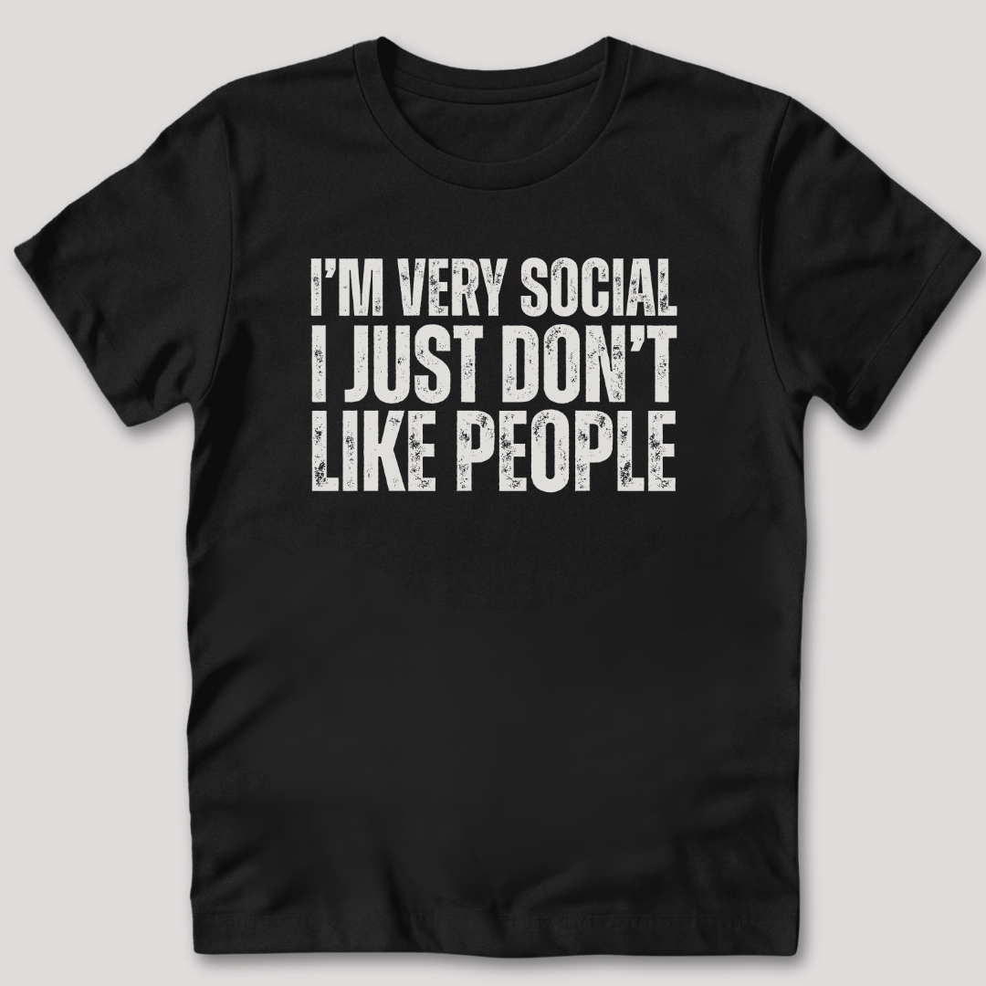 I'm Very Social T-Shirt