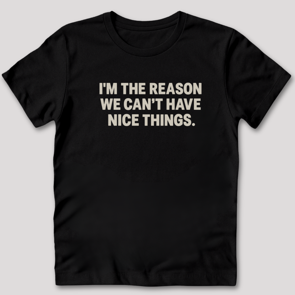 I'm The Reason We Can't Have Nice Things T-Shirt