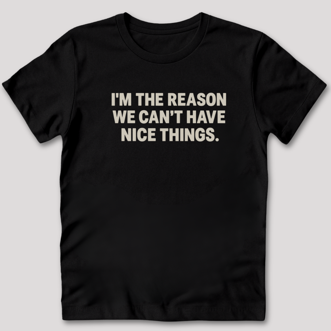 I'm The Reason We Can't Have Nice Things T-Shirt