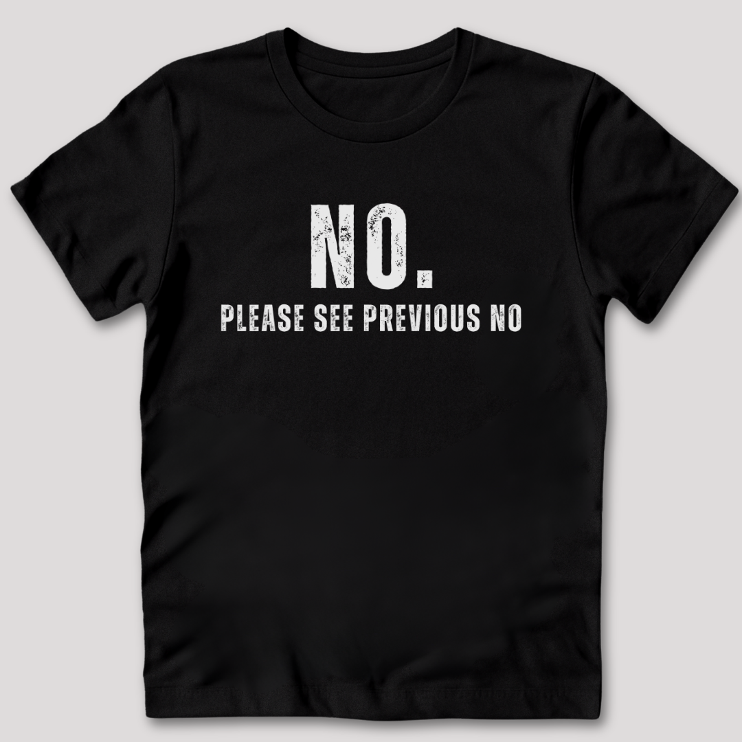 Please See Previous No T-Shirt