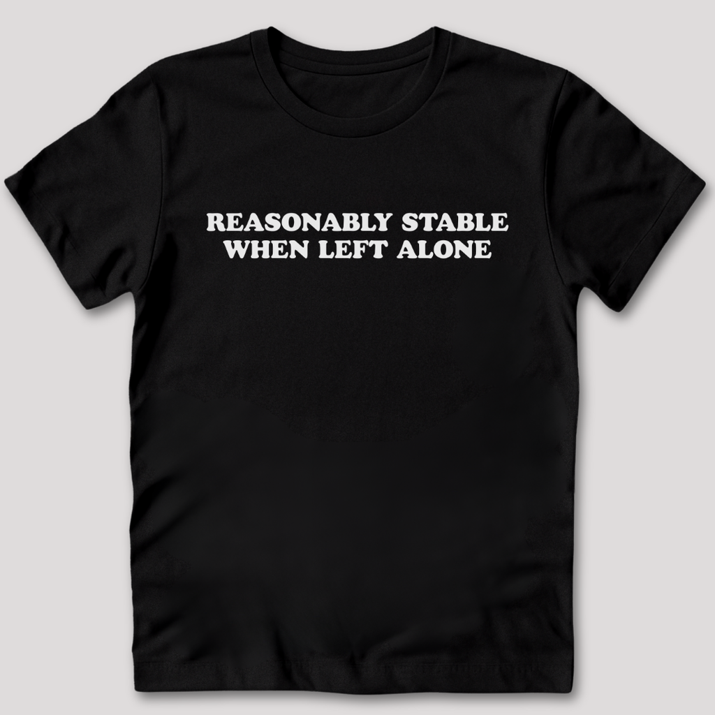 Reasonably Stable When Left Alone T-Shirt