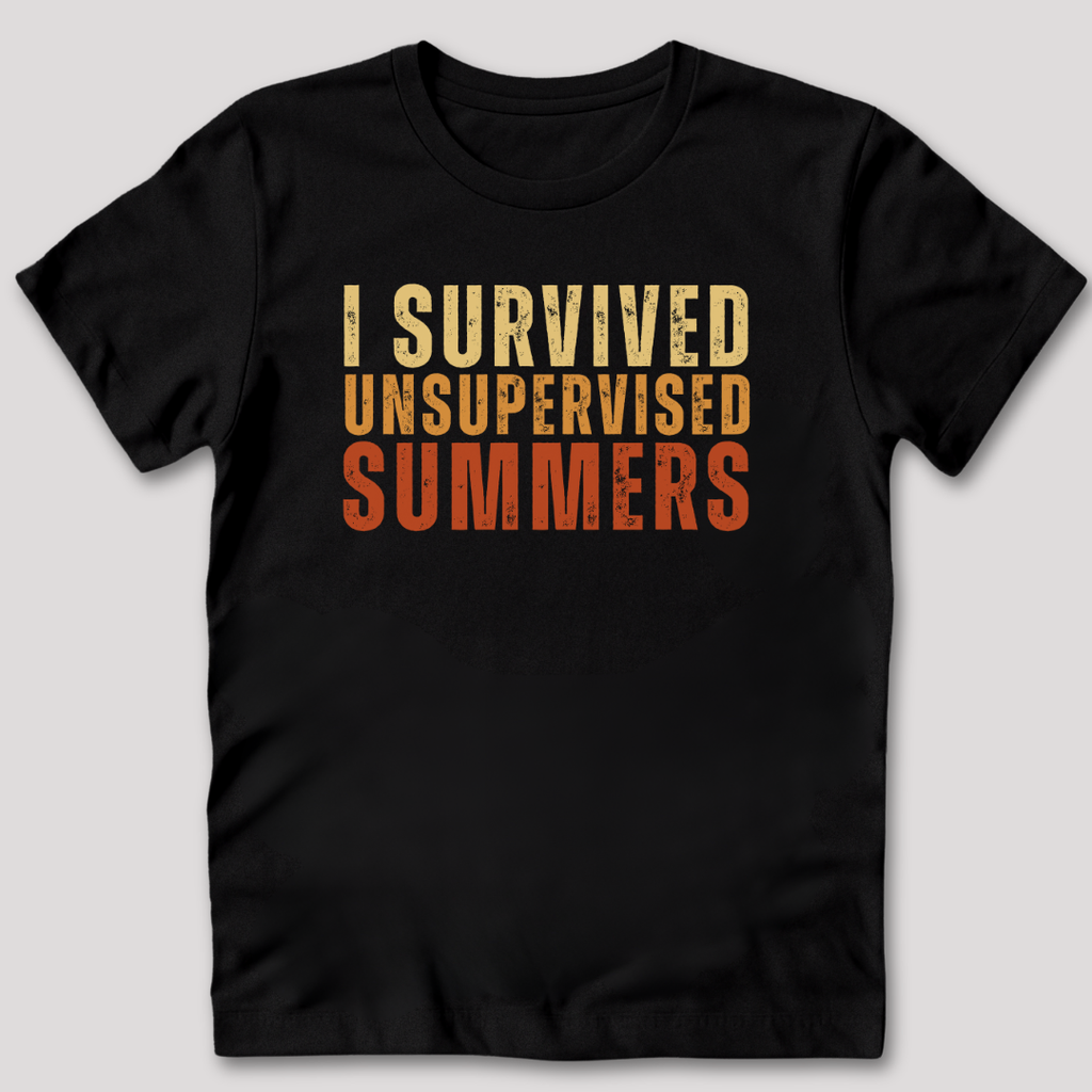 I Survived Unsupervised Summers T-Shirt