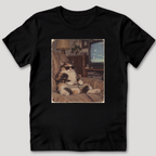 Vintage Gamer Cat T-Shirt