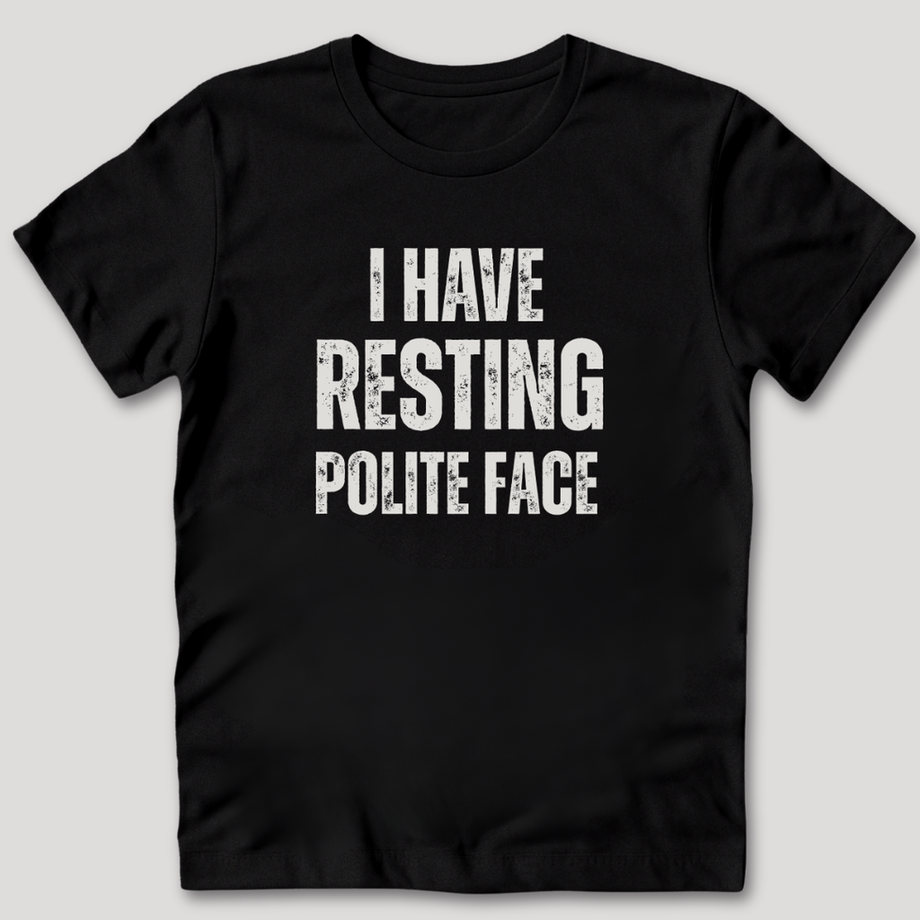 Resting Polite Face T-Shirt