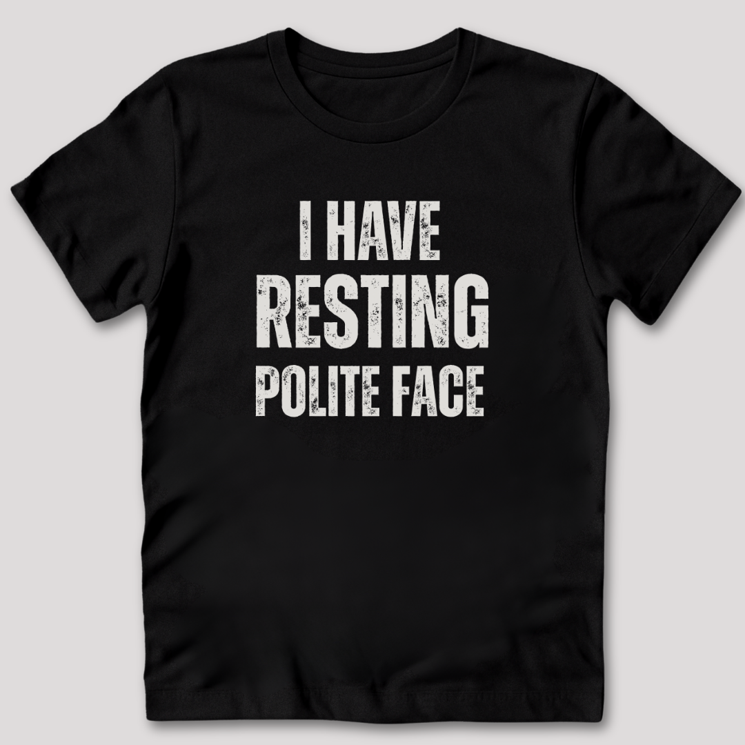 Resting Polite Face T-Shirt