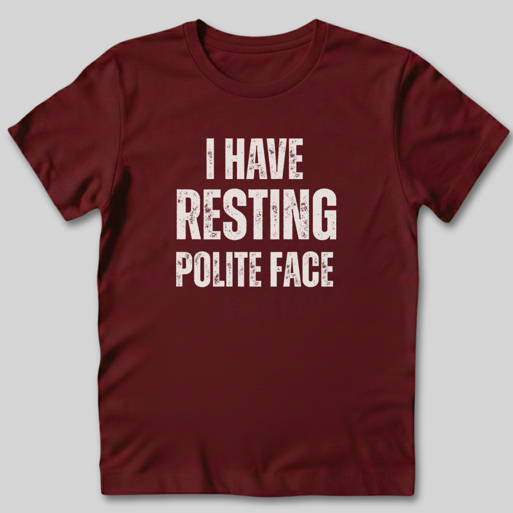 Resting Polite Face T-Shirt