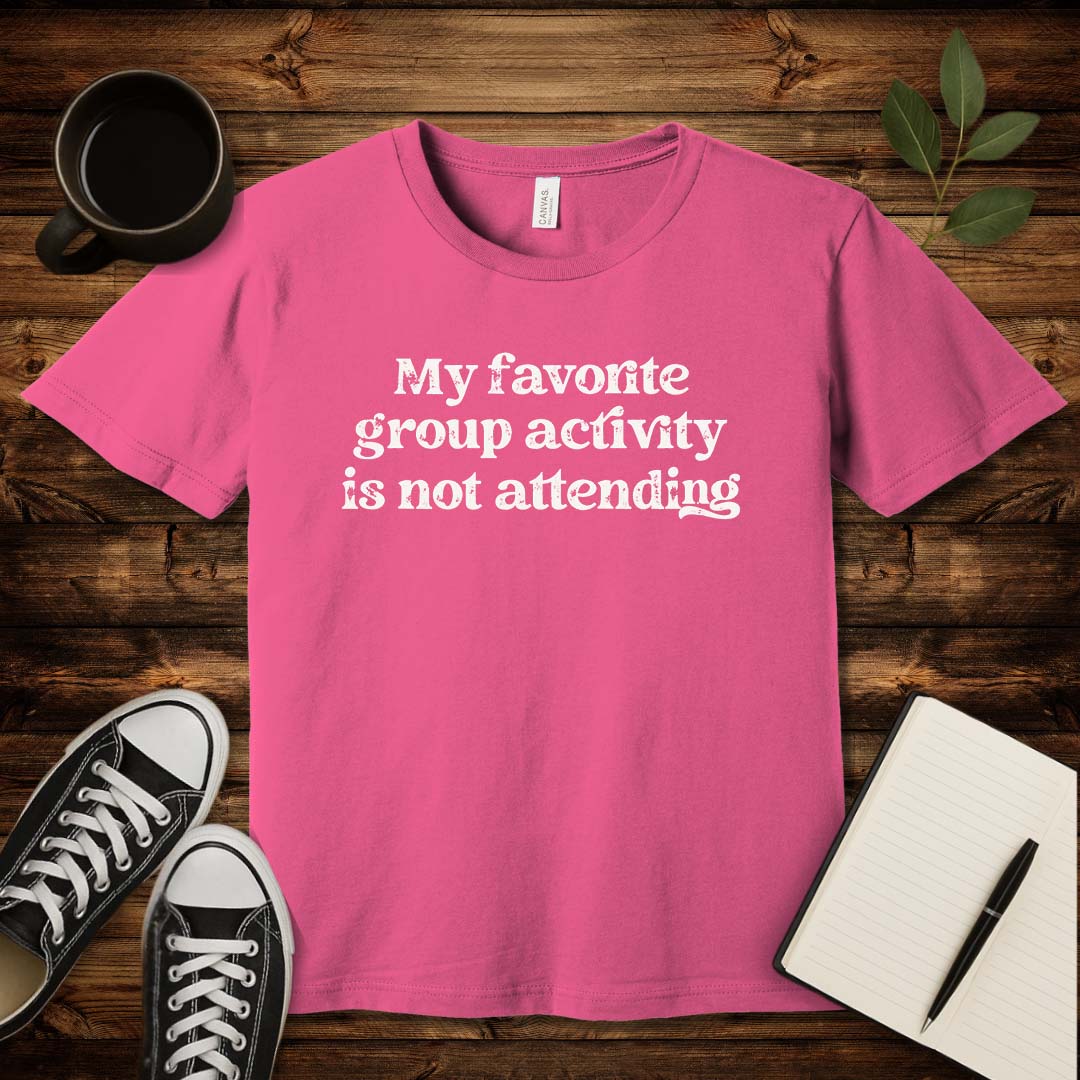 My Favorite Group Activity T-Shirt-T-Shirt-Charity Pink-S-wearable sarcasm by Savage Tee Society