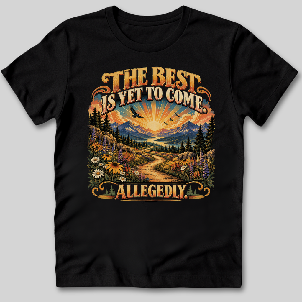 The Best Is Yet to Come Allegedly T-Shirt
