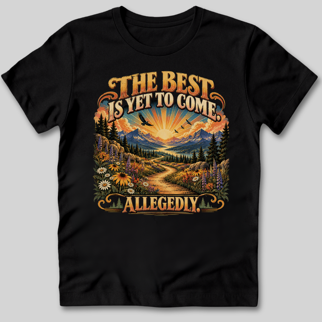 The Best Is Yet to Come Allegedly T-Shirt