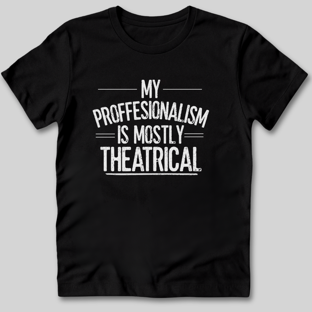 My Professionalism Is Mostly Theatrical T-Shirt