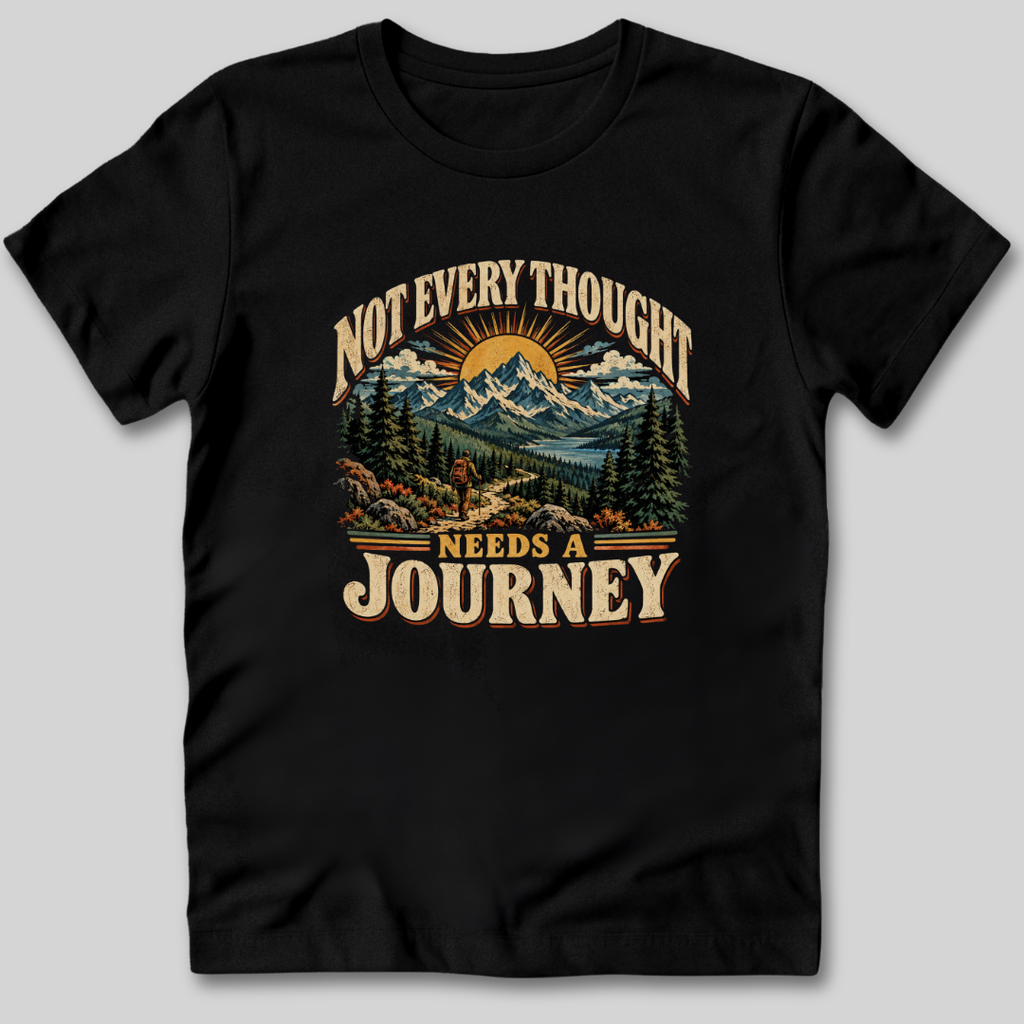 Not Every Thought Needs a Journey T-Shirt