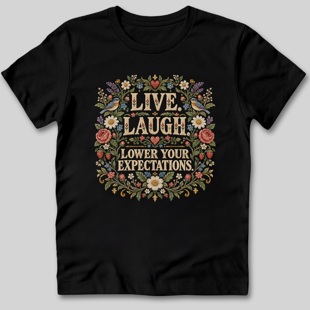 Live Laugh Lower Your Expectations T-Shirt