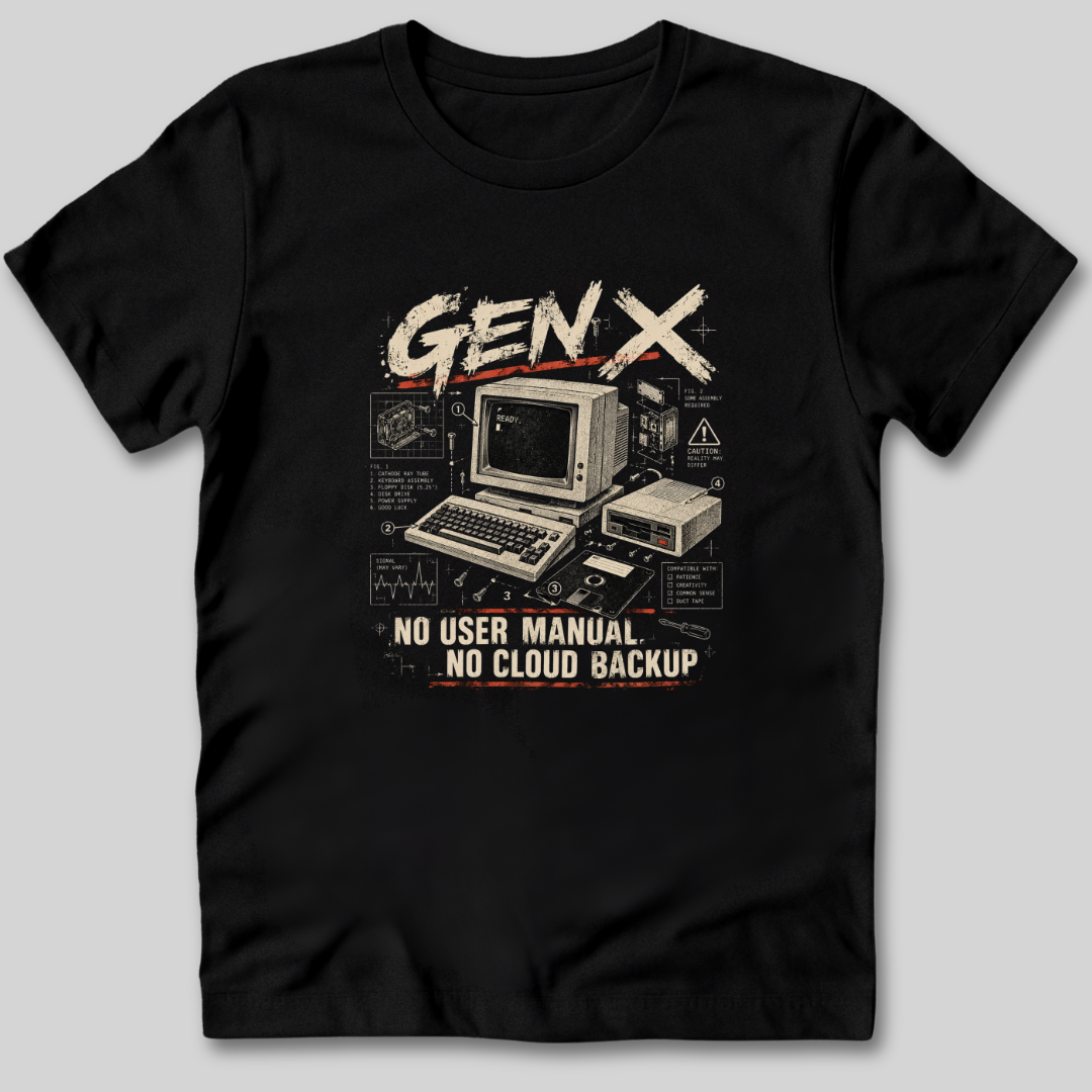 Gen X No User Manual T-Shirt