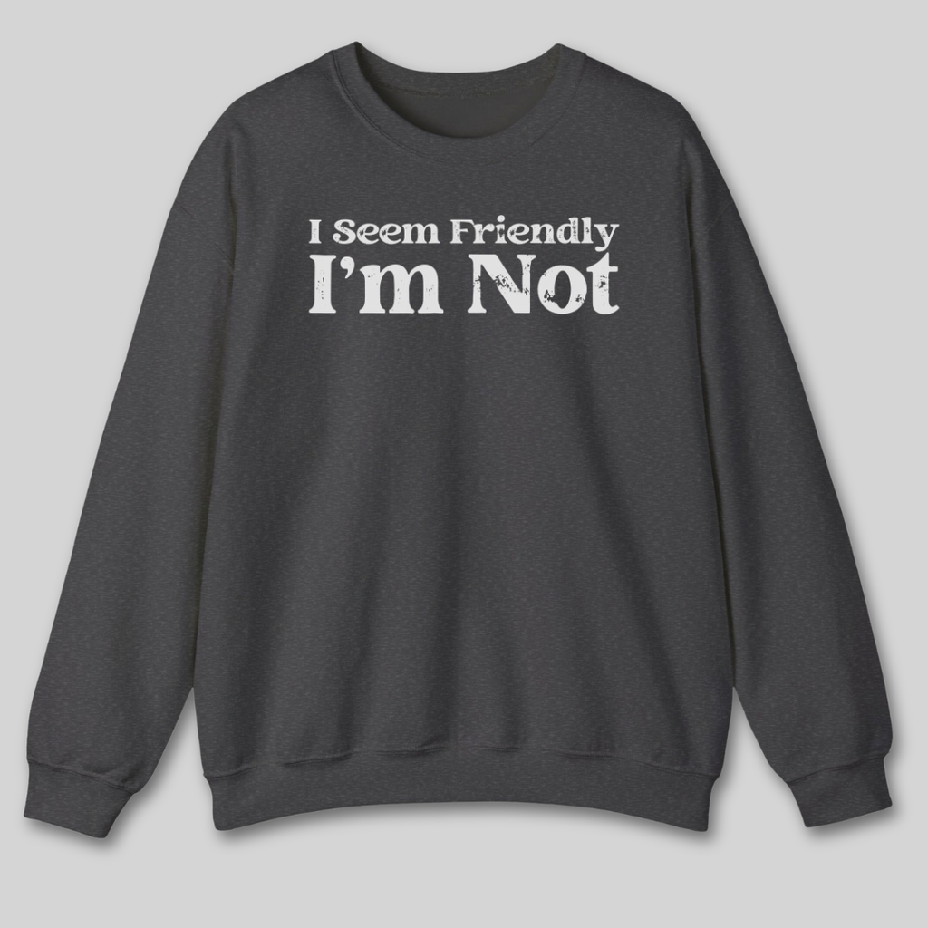 I Seem Friendly Sweatshirt