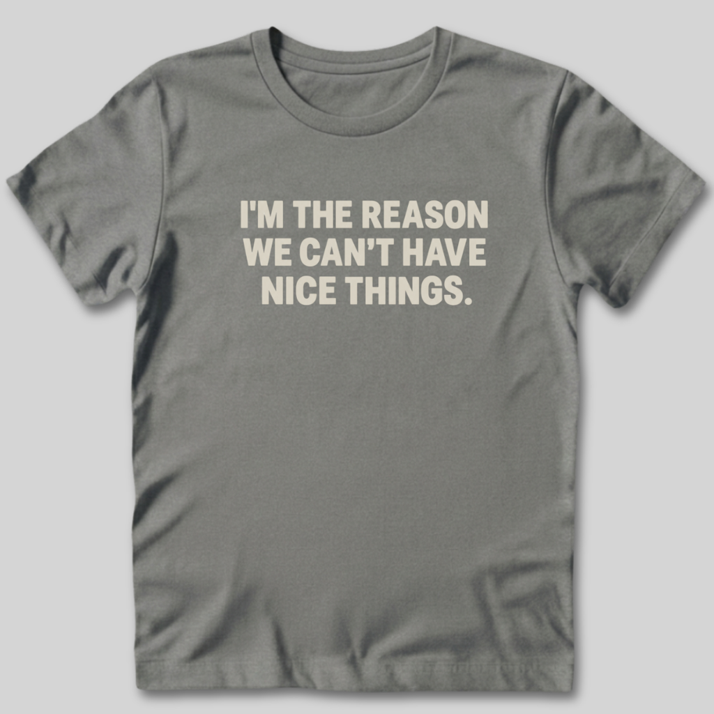 I'm The Reason We Can't Have Nice Things T-Shirt