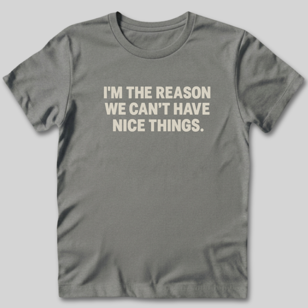 I'm The Reason We Can't Have Nice Things T-Shirt