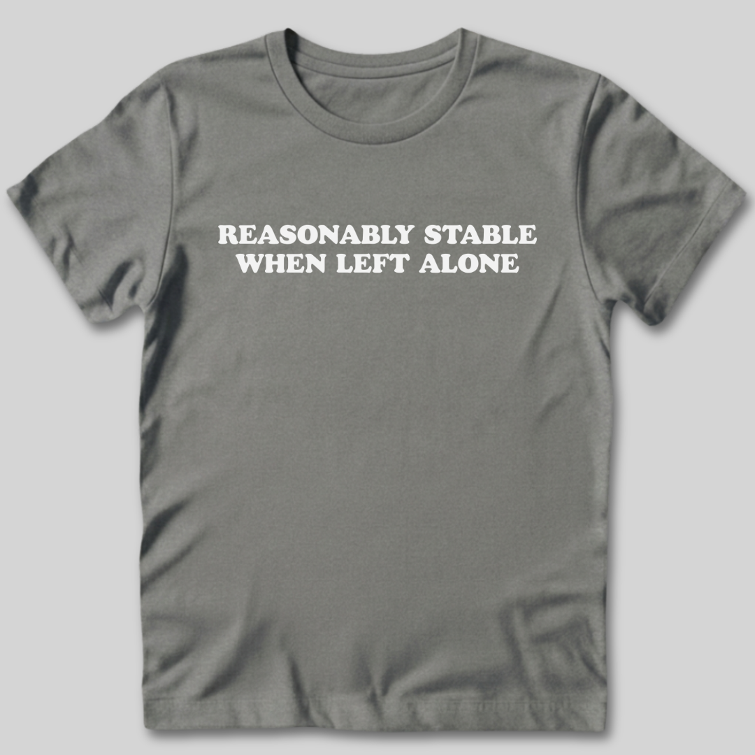 Reasonably Stable When Left Alone T-Shirt