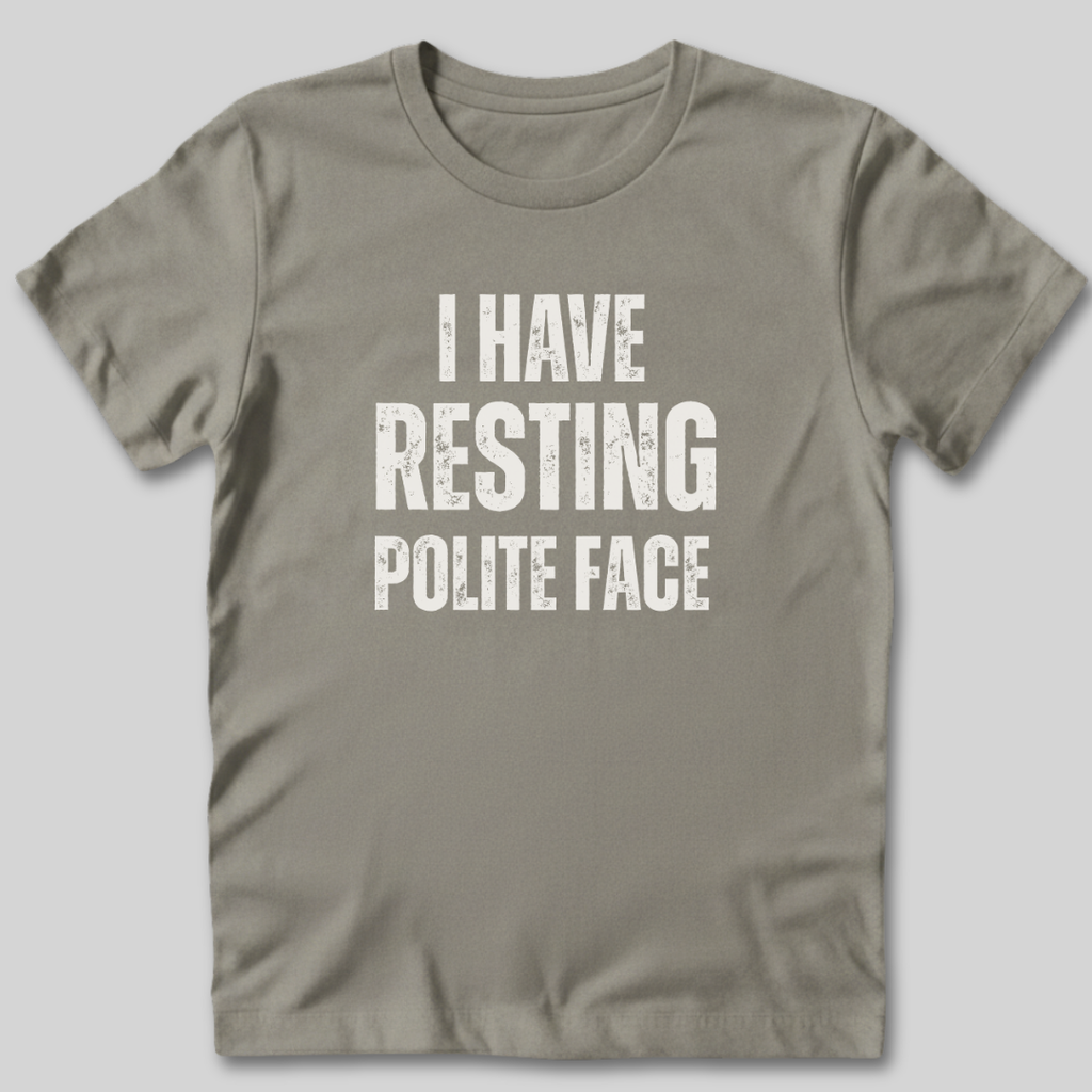 Resting Polite Face T-Shirt