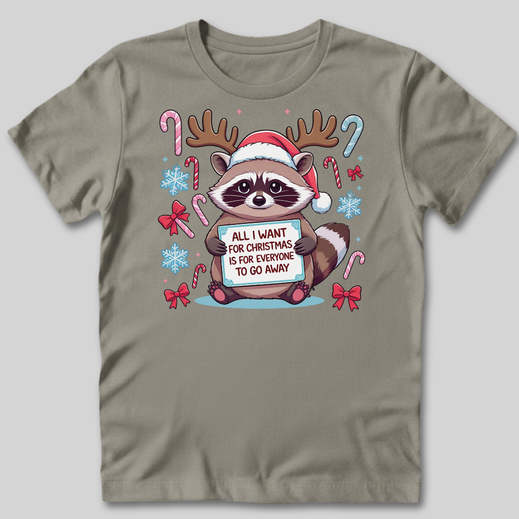Go Away Anti-Social Christmas T-Shirt