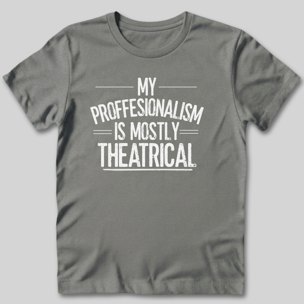 My Professionalism Is Mostly Theatrical T-Shirt