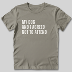 My Dog and I Distressed Style T-Shirt
