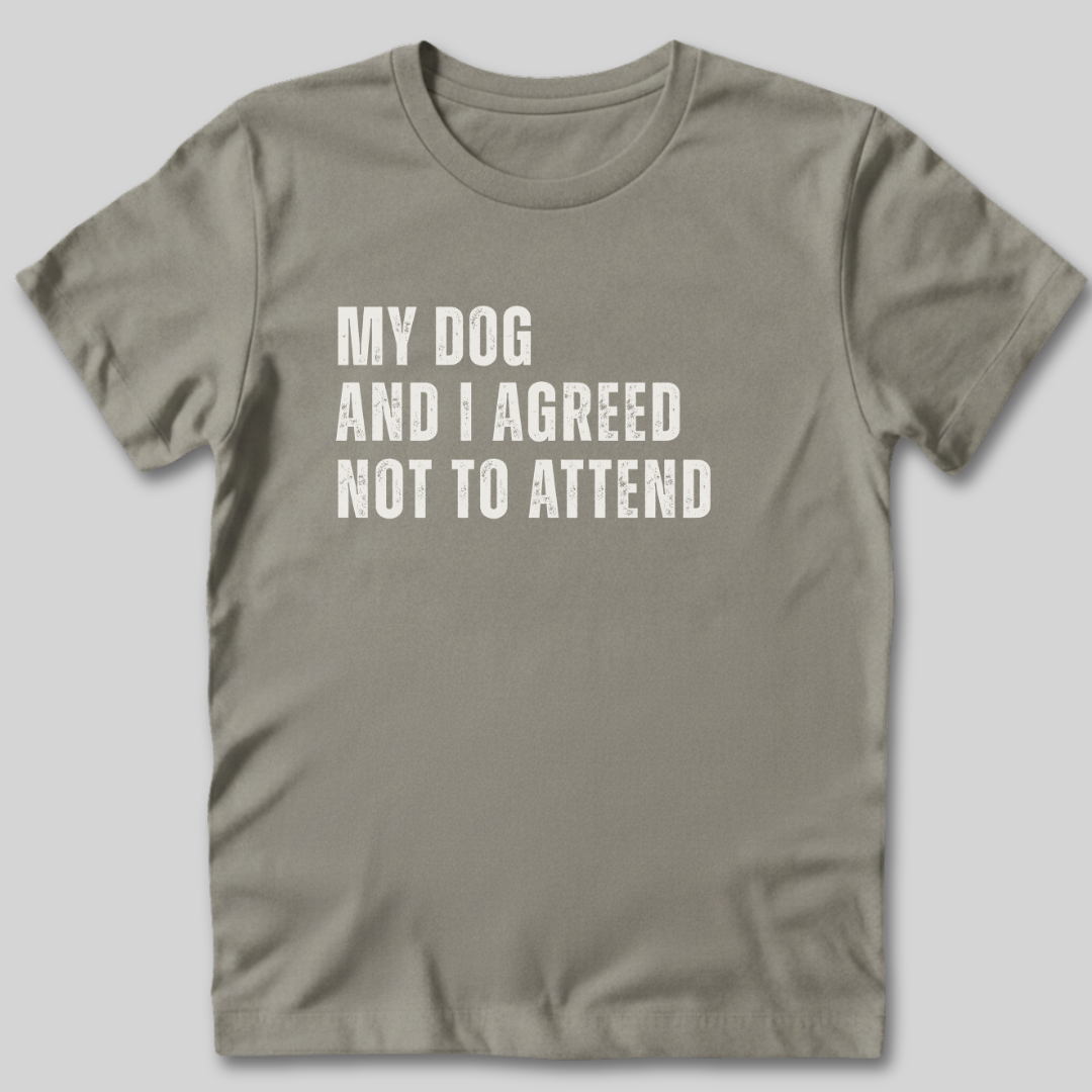 My Dog and I Distressed Style T-Shirt