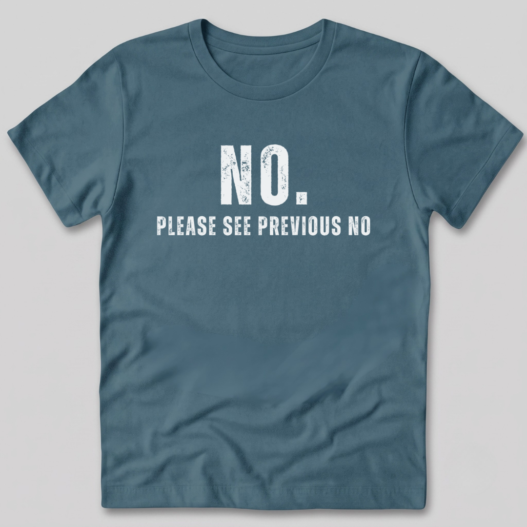 Please See Previous No T-Shirt