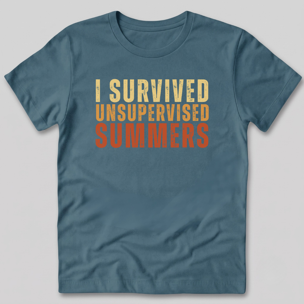 I Survived Unsupervised Summers T-Shirt