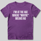 Maybe Means No T-Shirt