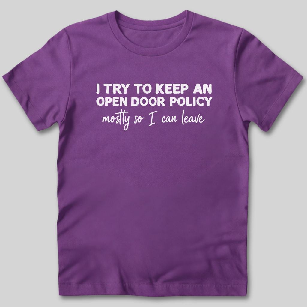 Open Door Policy T-Shirt