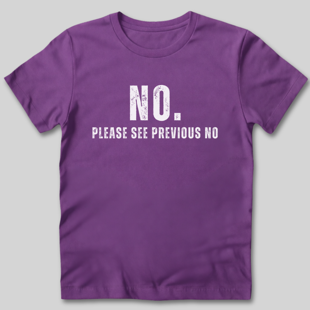 Please See Previous No T-Shirt