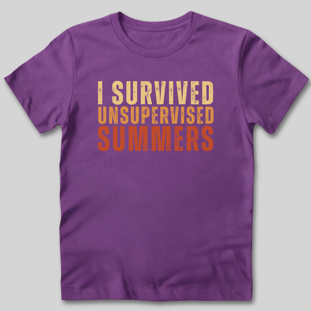 I Survived Unsupervised Summers T-Shirt