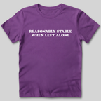Reasonably Stable When Left Alone T-Shirt