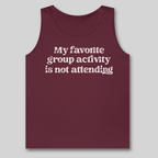 My Favorite Group Activity Tank Top