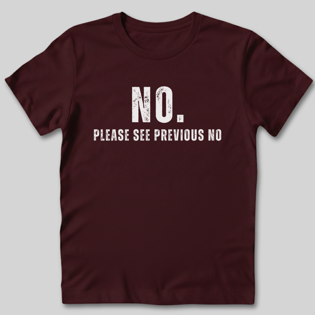 Please See Previous No T-Shirt