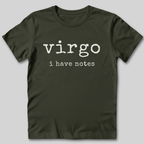 Virgo I Have Notes T-Shirt