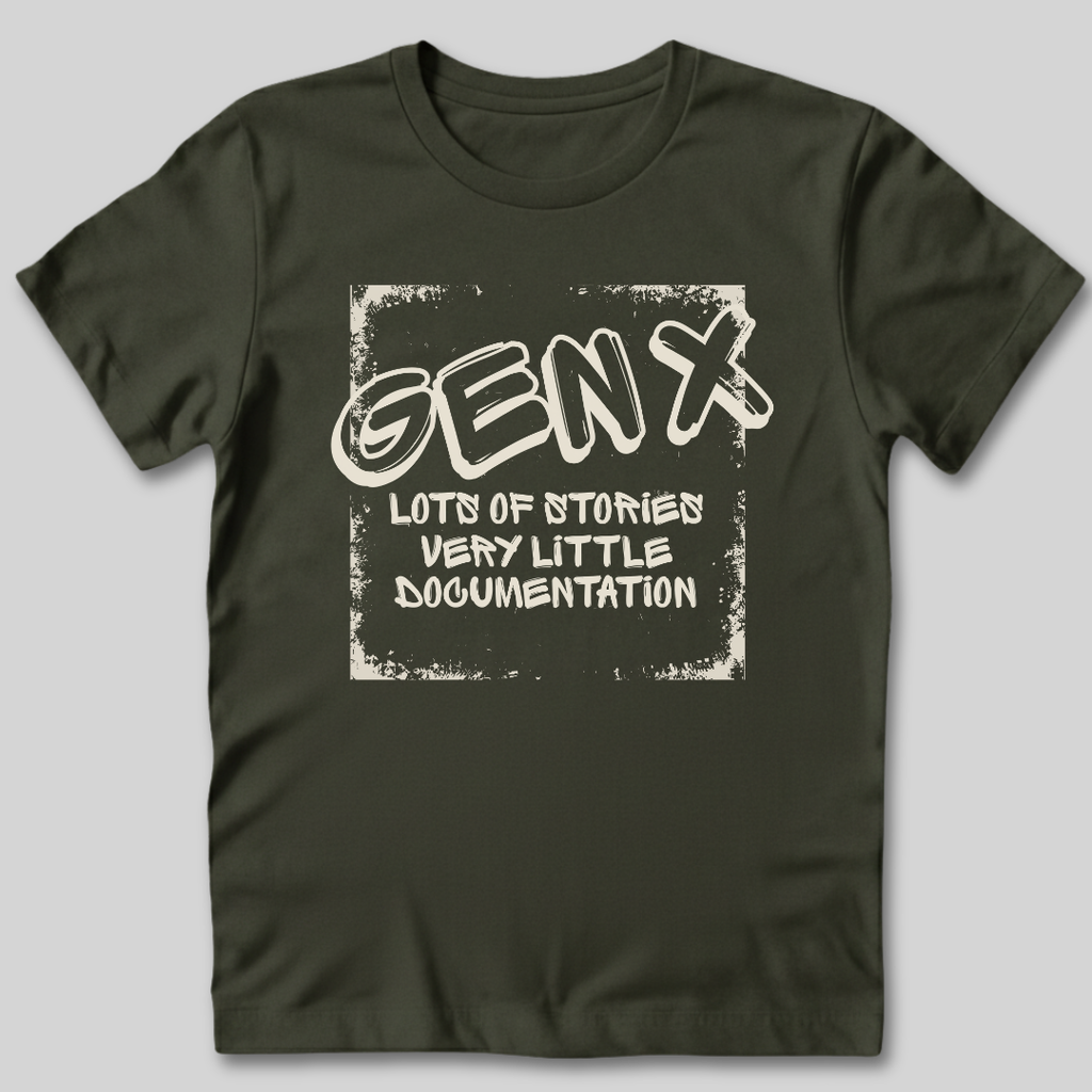 Gen X Lots of Stories T-Shirt