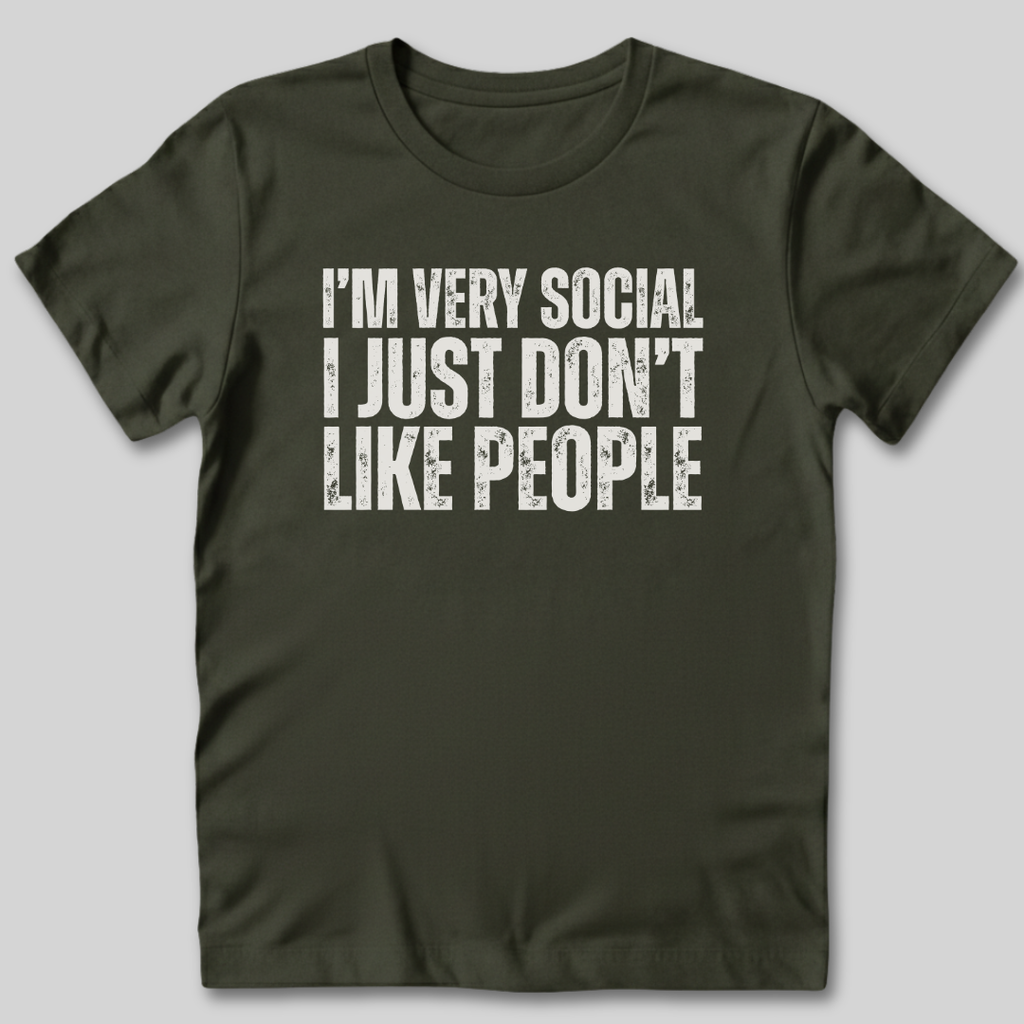 I'm Very Social T-Shirt