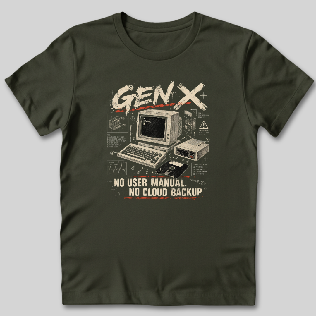 Gen X No User Manual T-Shirt