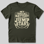 My Social Battery Needs a Jumpstart T-Shirt