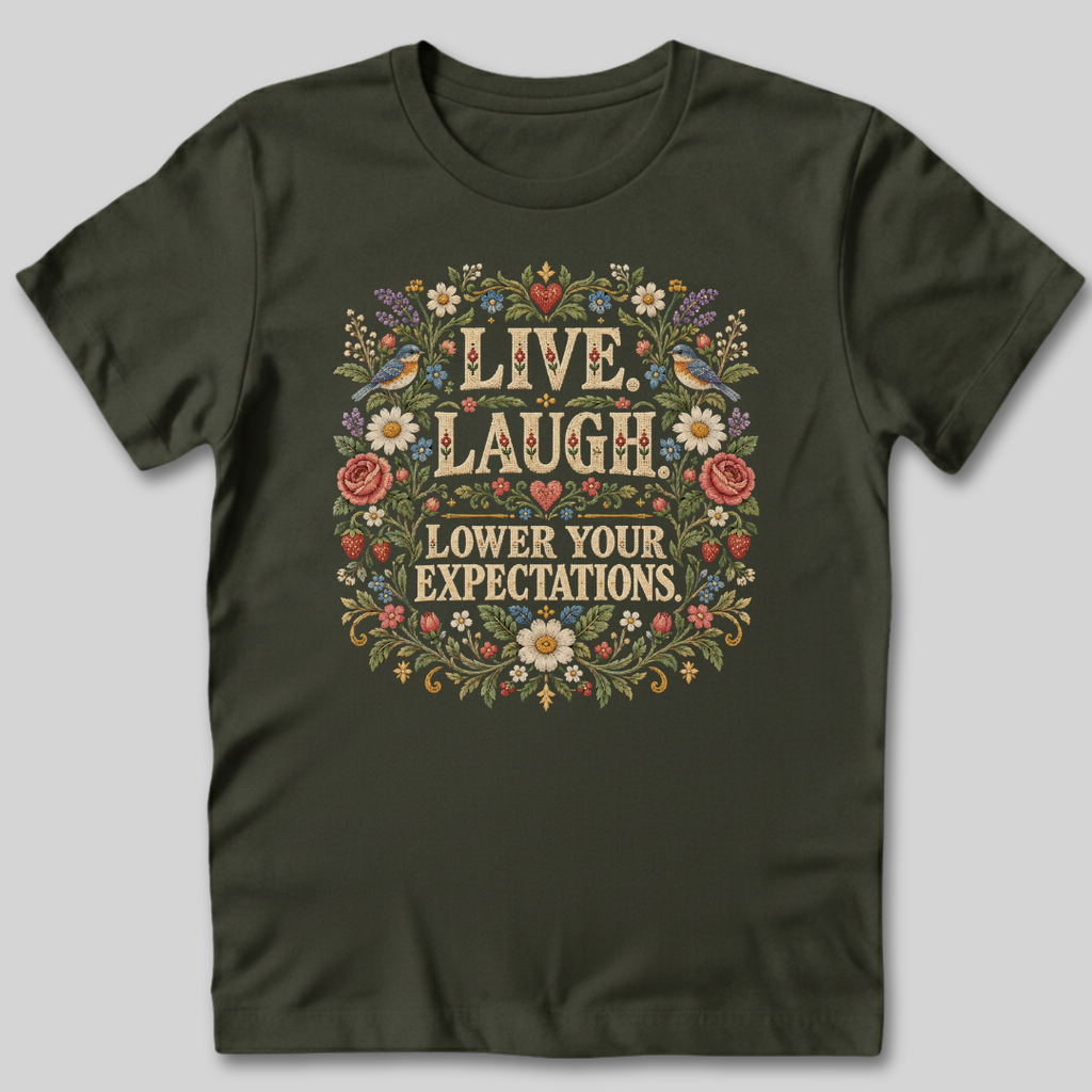 Live Laugh Lower Your Expectations T-Shirt