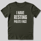 Resting Polite Face T-Shirt