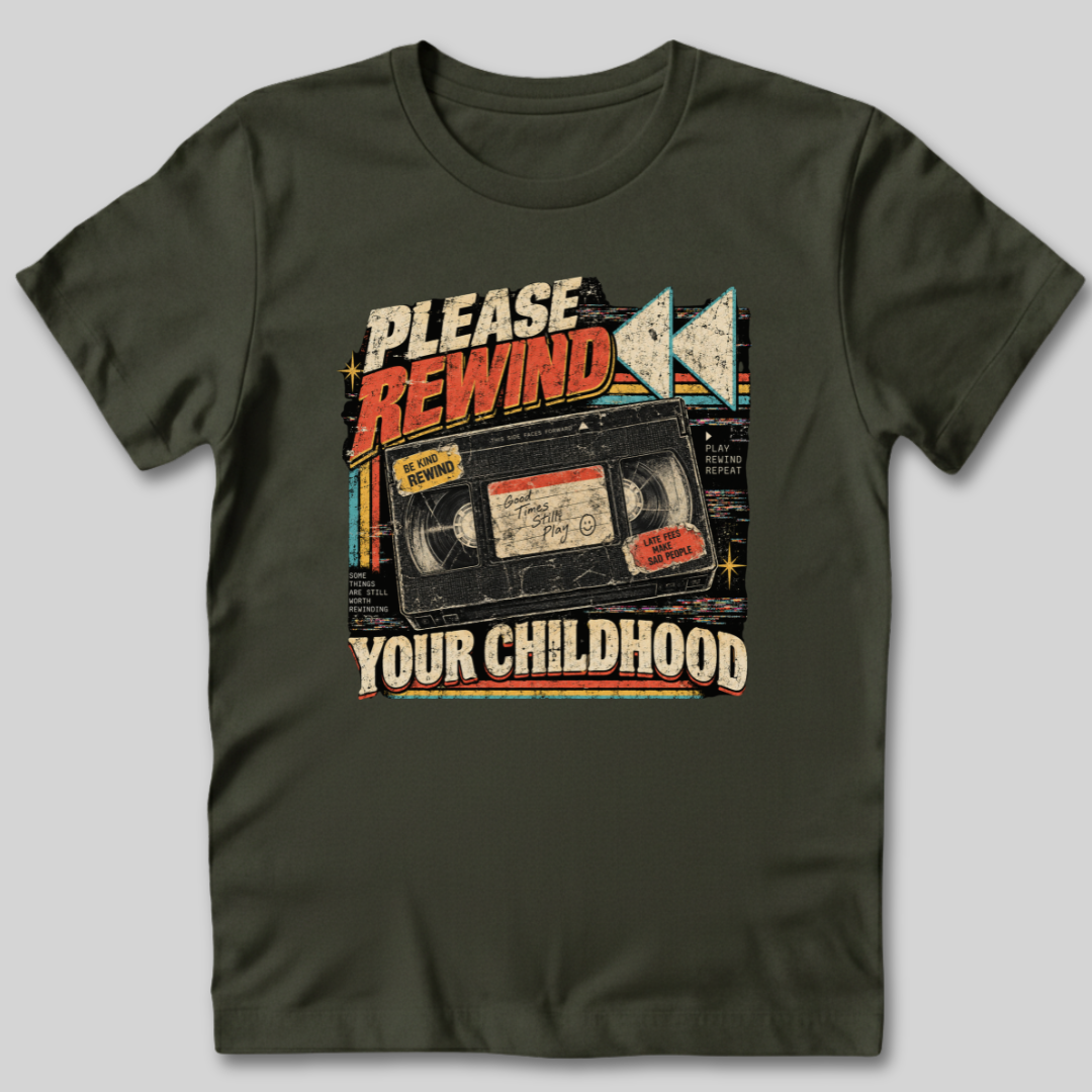 Please Rewind Your Childhood T-Shirt