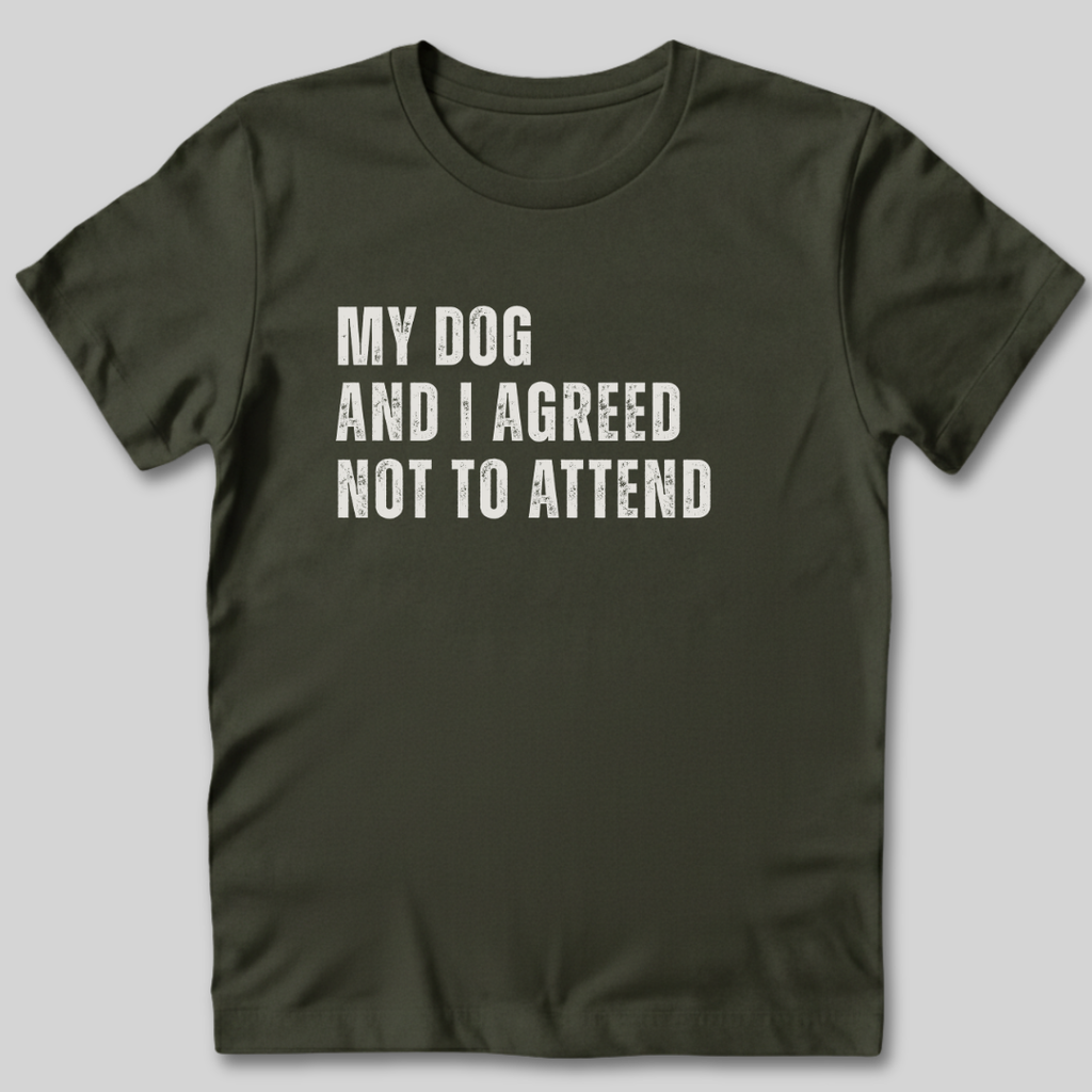 My Dog and I Distressed Style T-Shirt