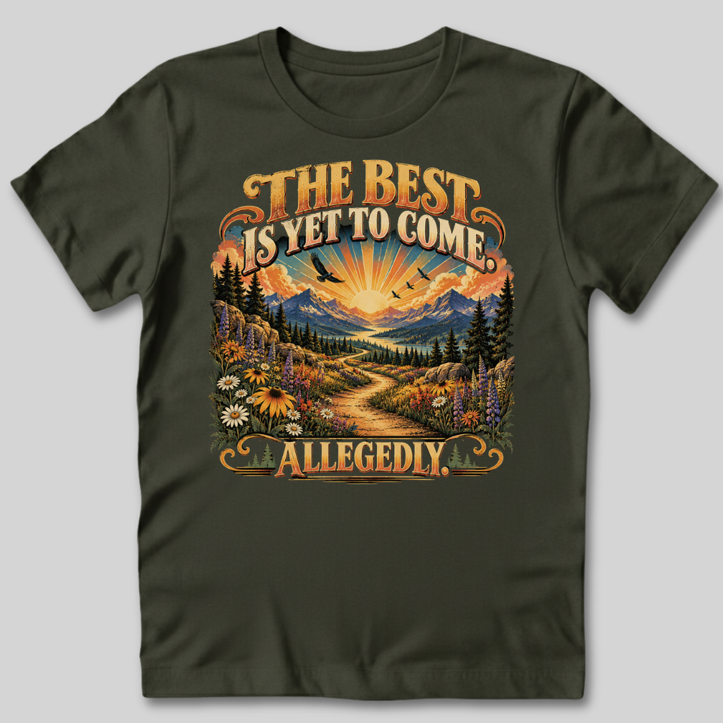The Best Is Yet to Come Allegedly T-Shirt