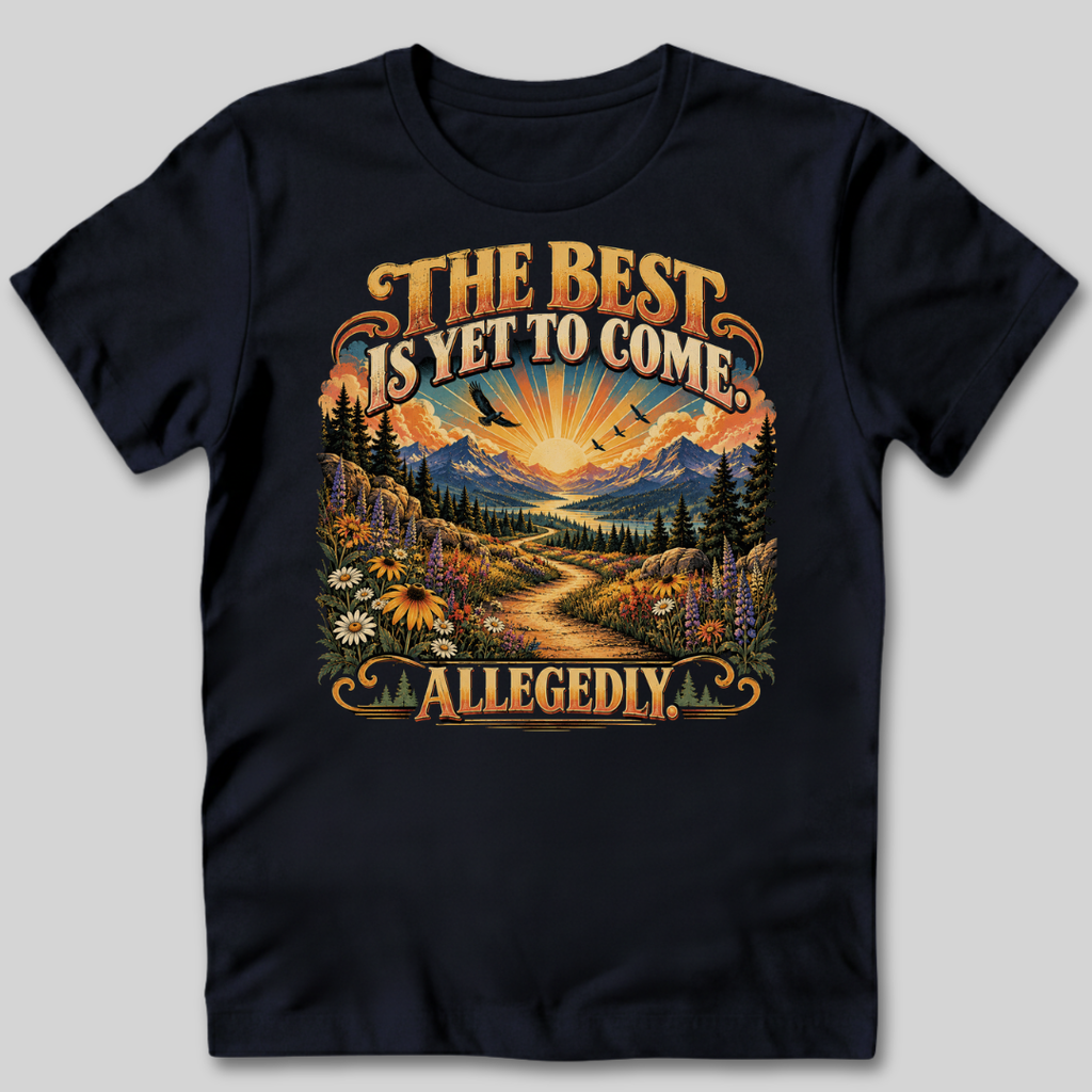 The Best Is Yet to Come Allegedly T-Shirt